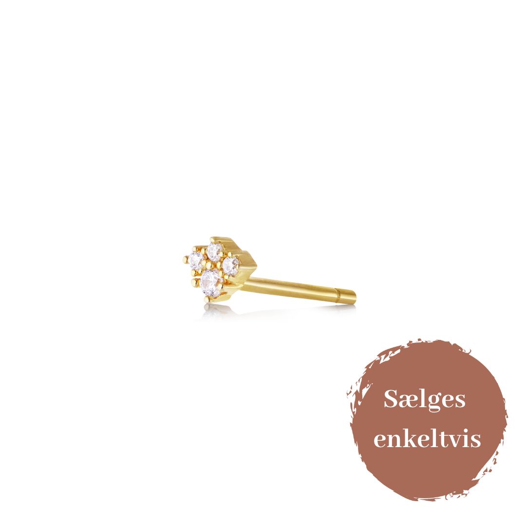 Gaia Earstud 01, Forgyldt, Alura Copenhagen