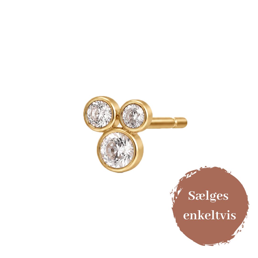 Eclipse Earstud 48, Forgyldt, Alura Copenhagen
