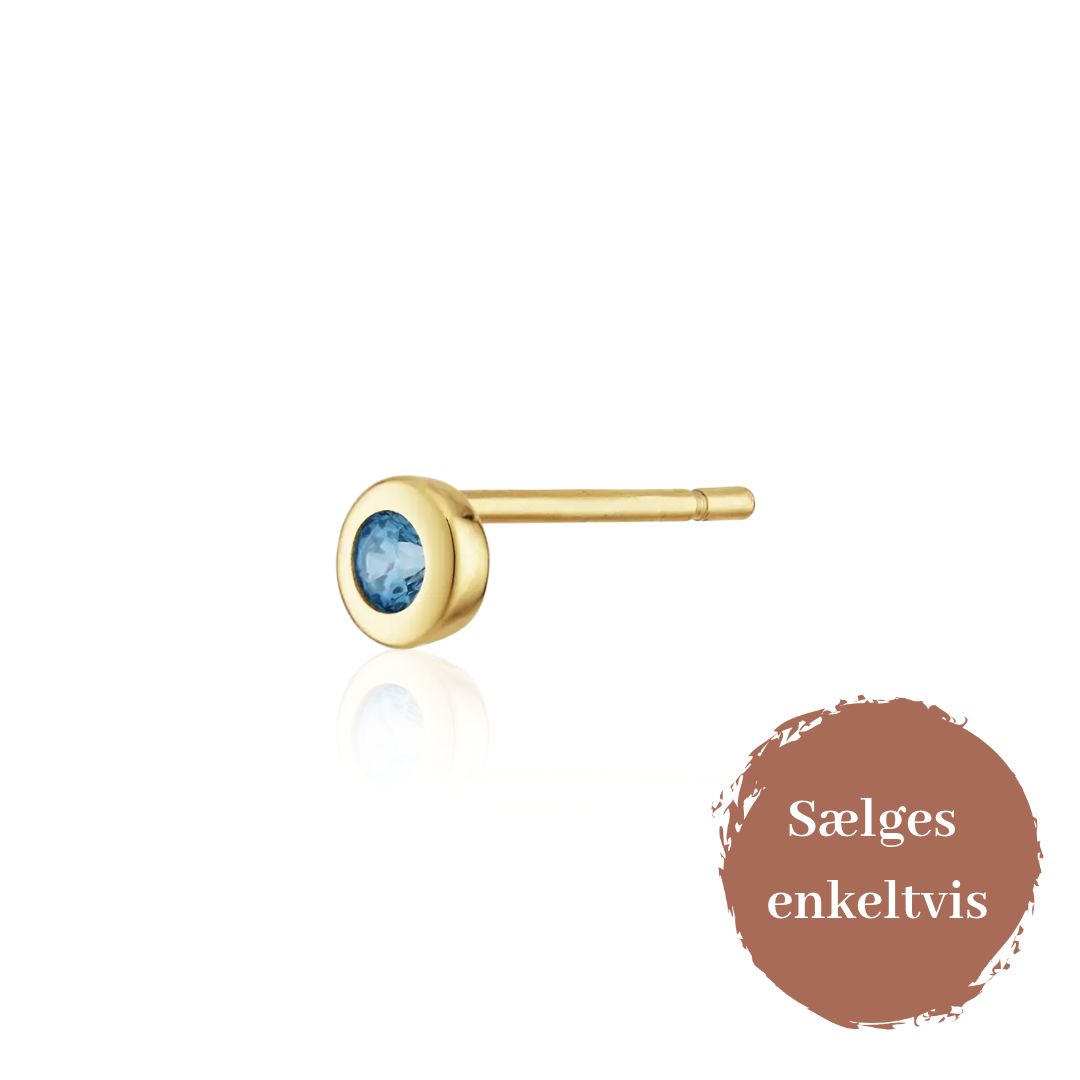 Ocean Earstud 10, Forgyldt, Alura Copenhagen