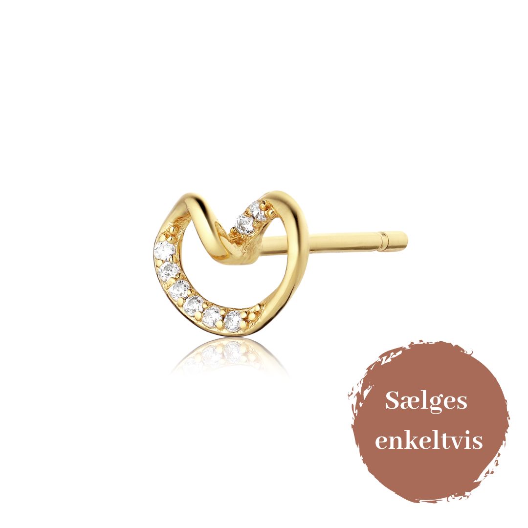 Gaia Earstud 03, Forgyldt, Alura Copenhagen