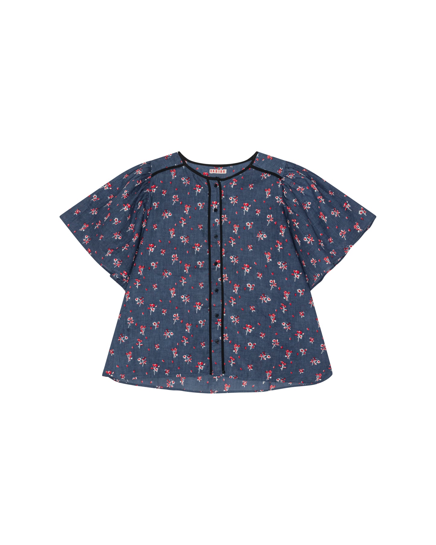 Butterfly Shirt Rebecca, Sapphire, Habiba