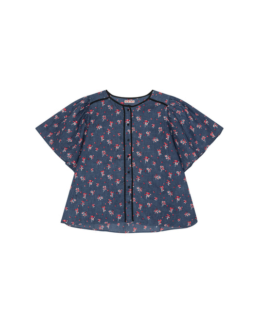 Butterfly Shirt Rebecca, Sapphire, Habiba