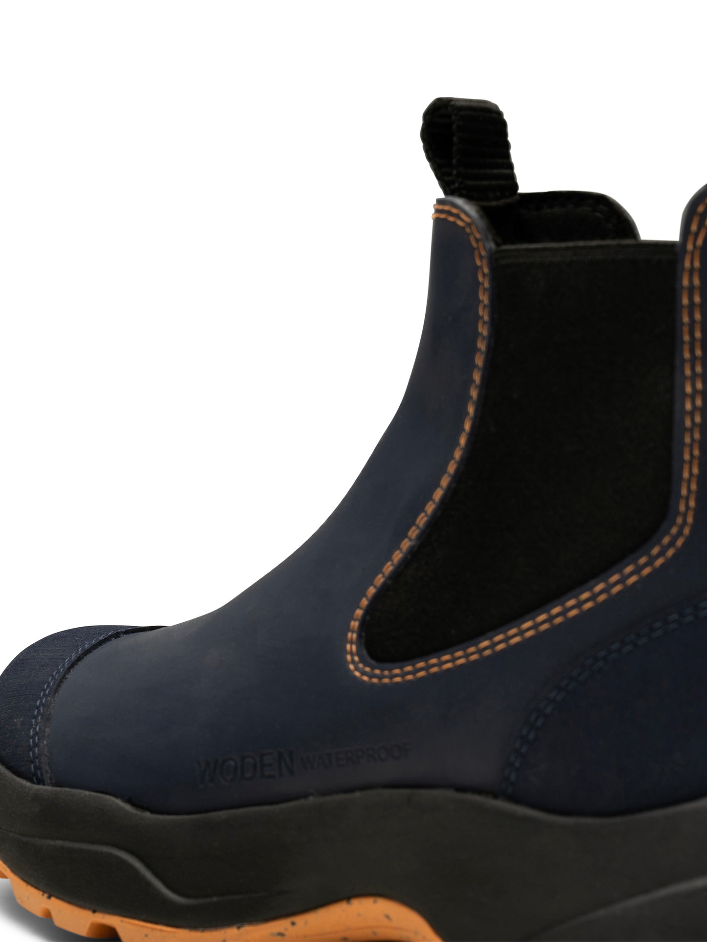 Siri Waterproof Gummistøvle NAVY/PAPAYA
