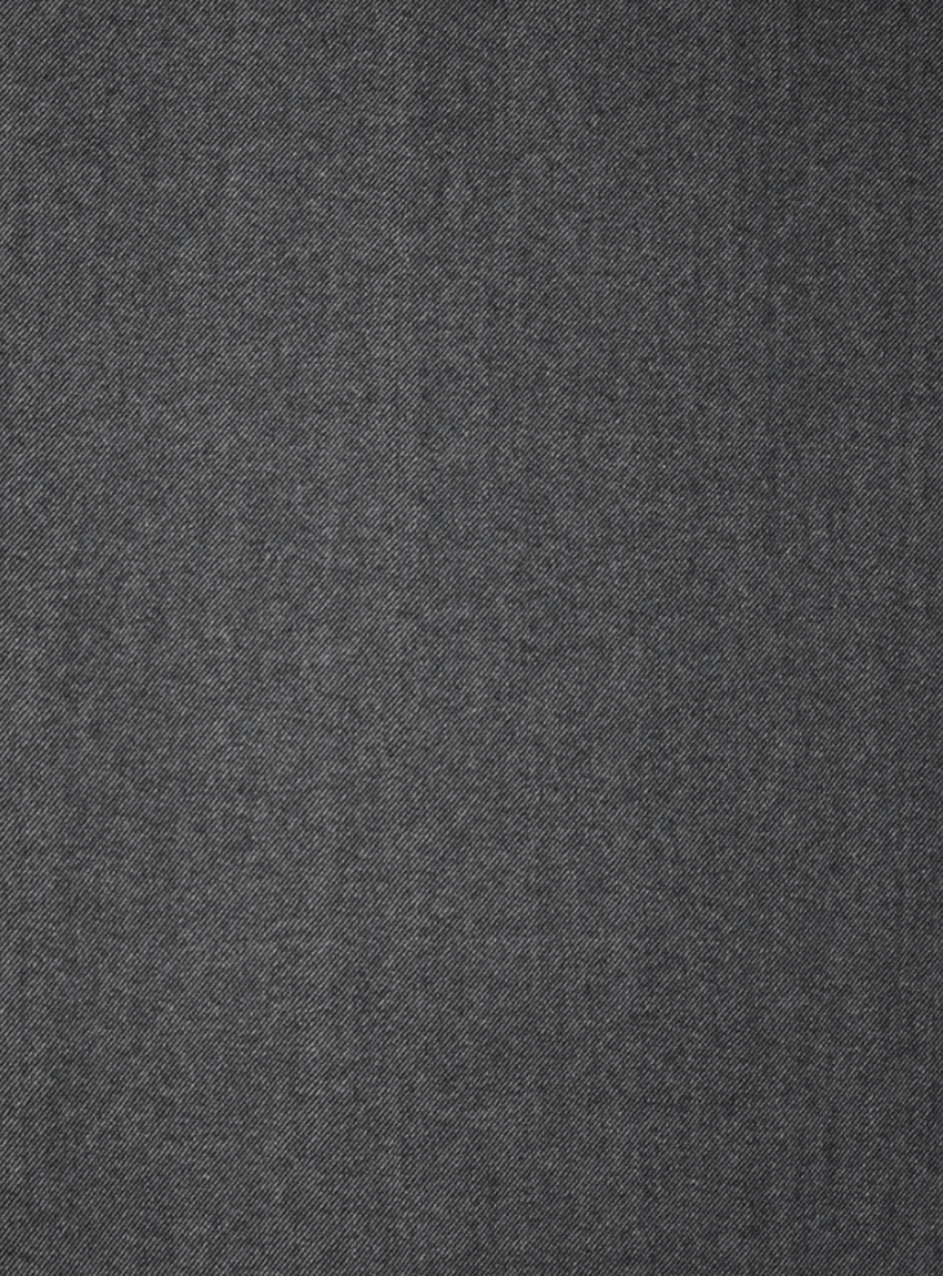 Uldplaid (steel grey) - recycle wool