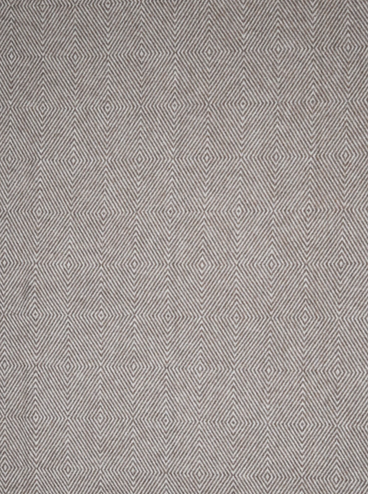 Uldplaid (brown) - 100% wool