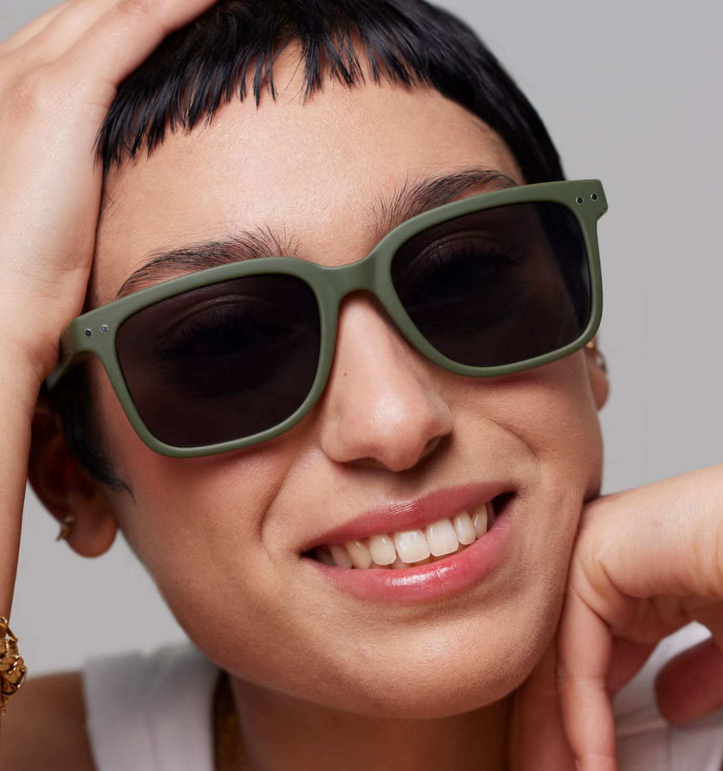 Solbrille, SUN #L Kaki Green, Izipizi