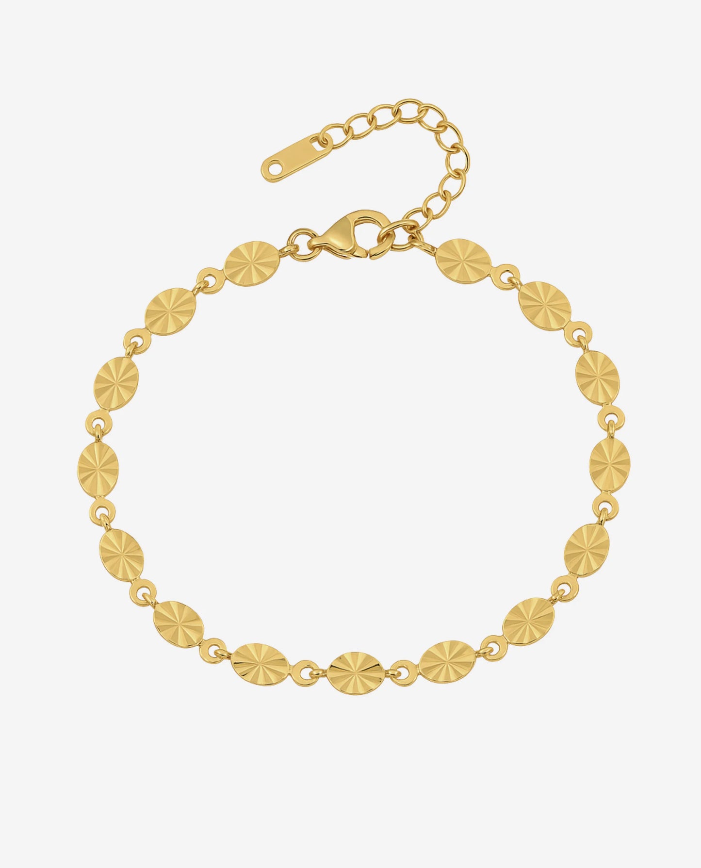 Soleil Bracelet, Vandfast, Gold Plated, Nava