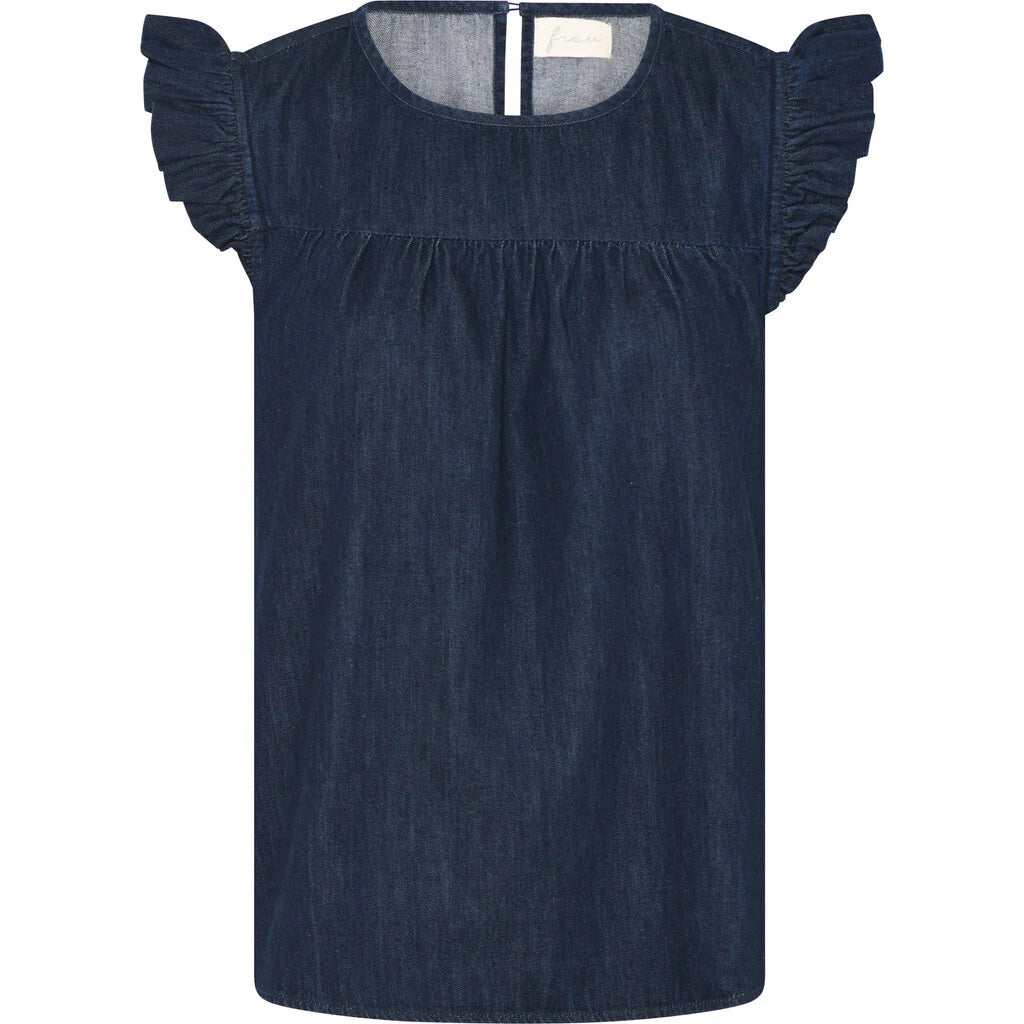 Stockholm SL top DARK DENIM