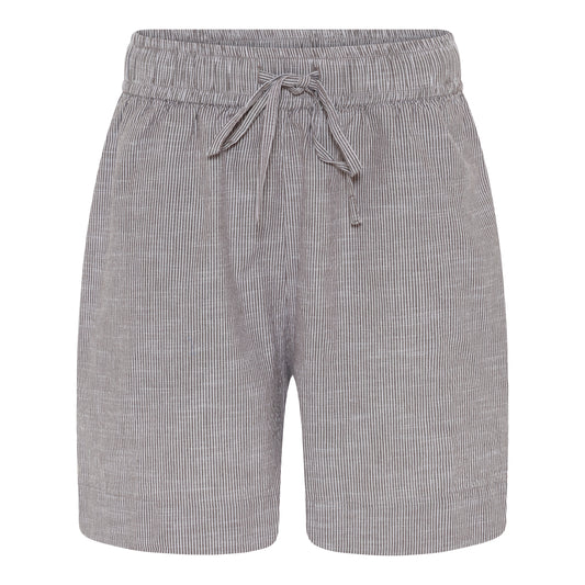 Sydney String Shorts Coffee Quartz Stripe