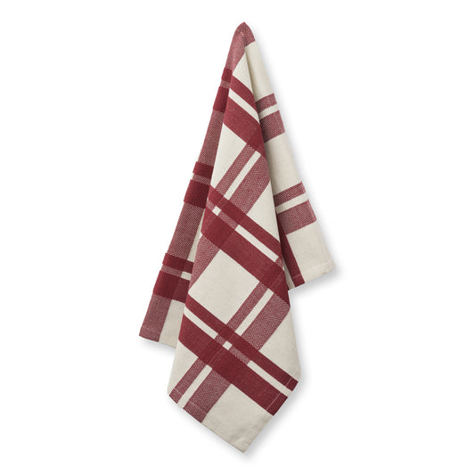 Tea Towel Red Check