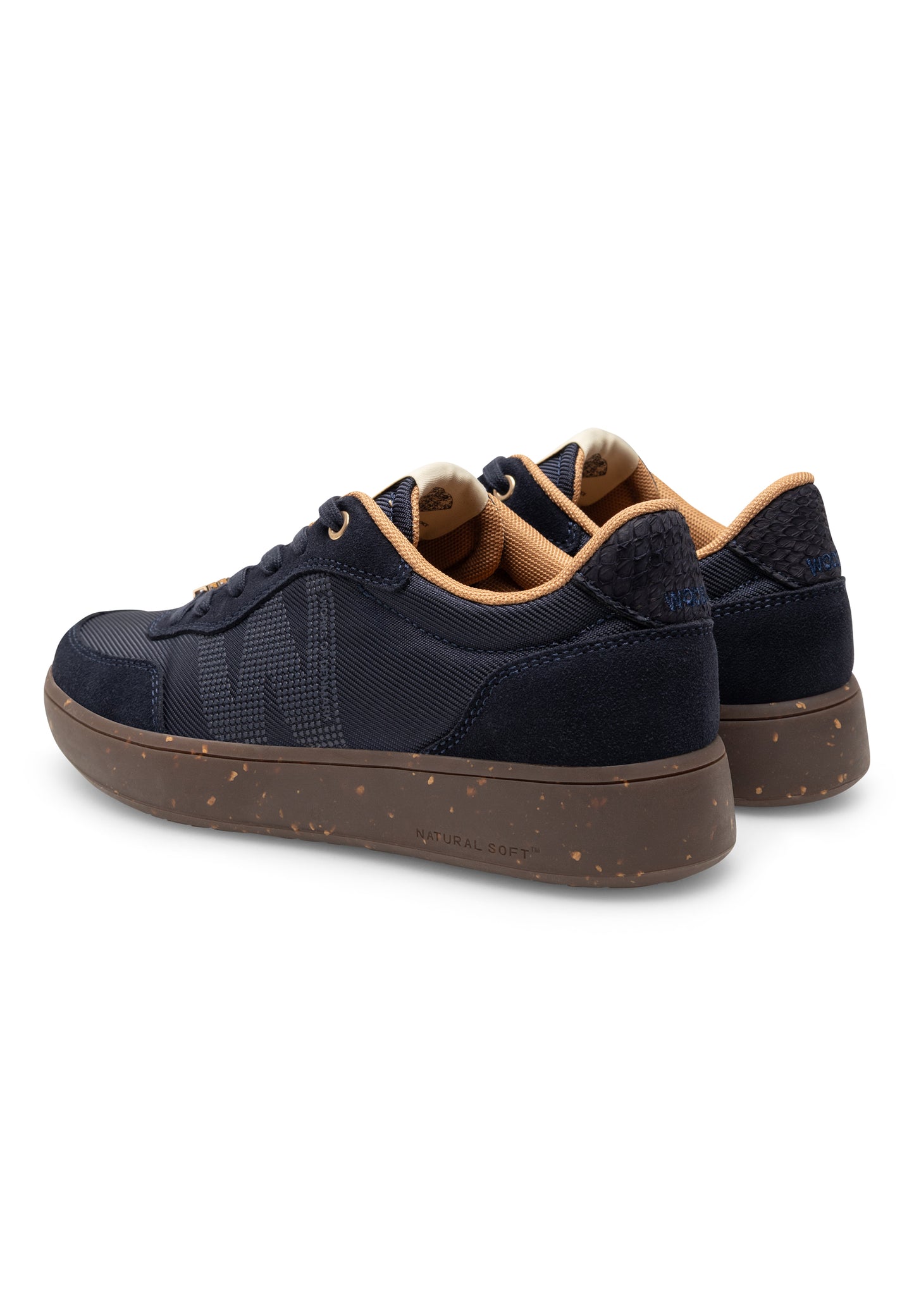 Line Sneakers, Dark Navy, Woden