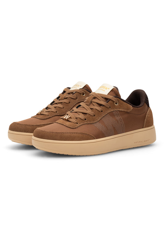 Line Sneakers, Caramel, Woden