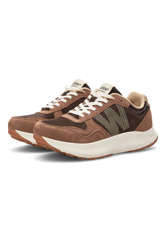 Mathilde Runner Suede (Chocolate Multi)