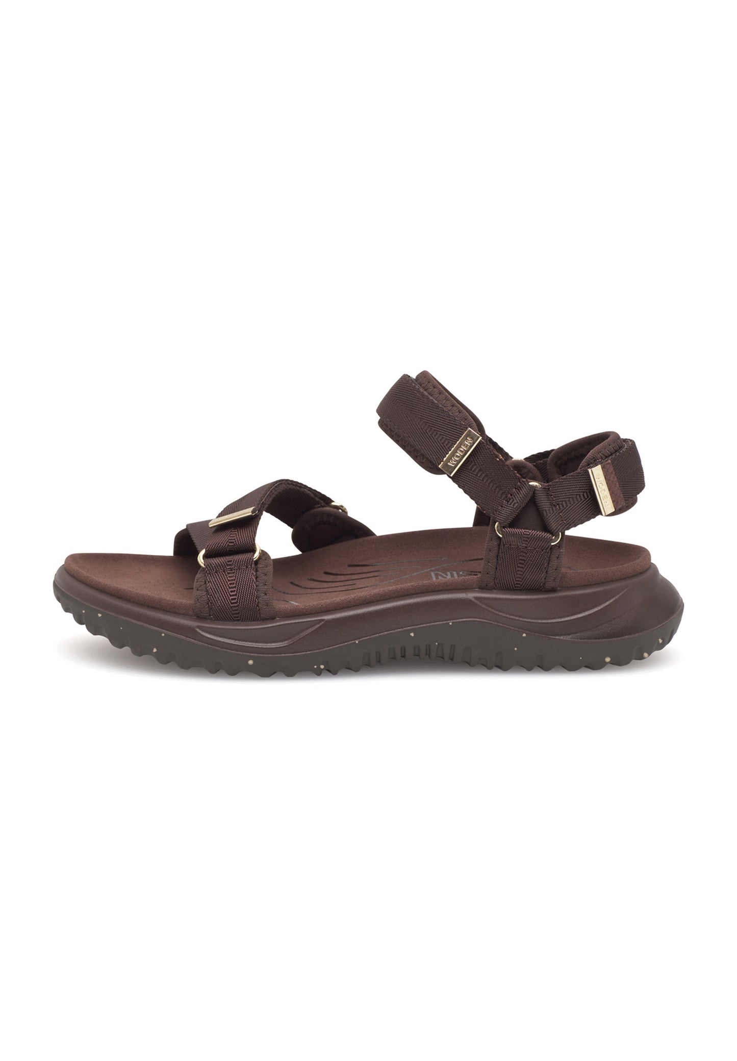 Solvej Sandal, Chocolate, Woden