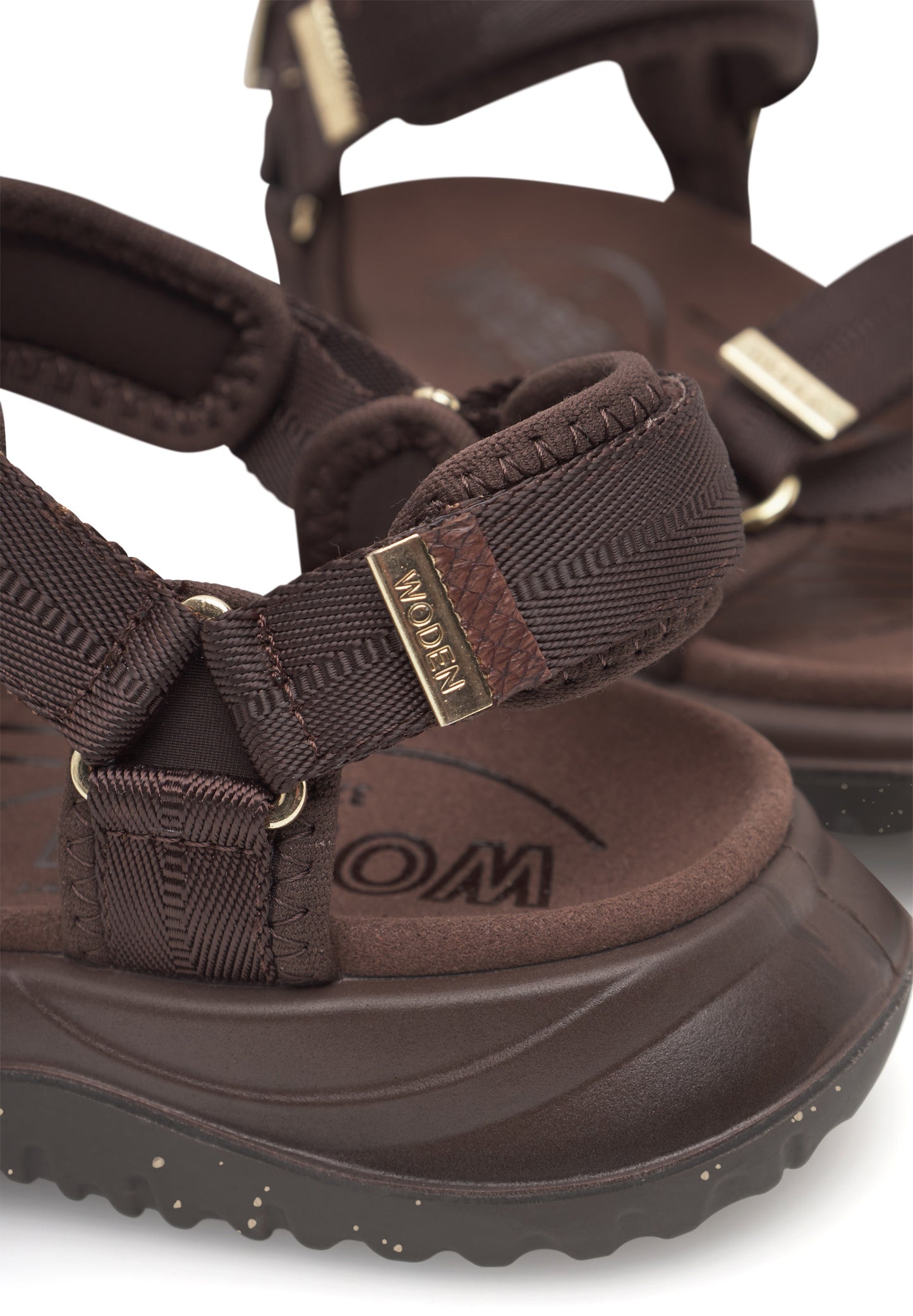 Solvej Sandal, Chocolate, Woden