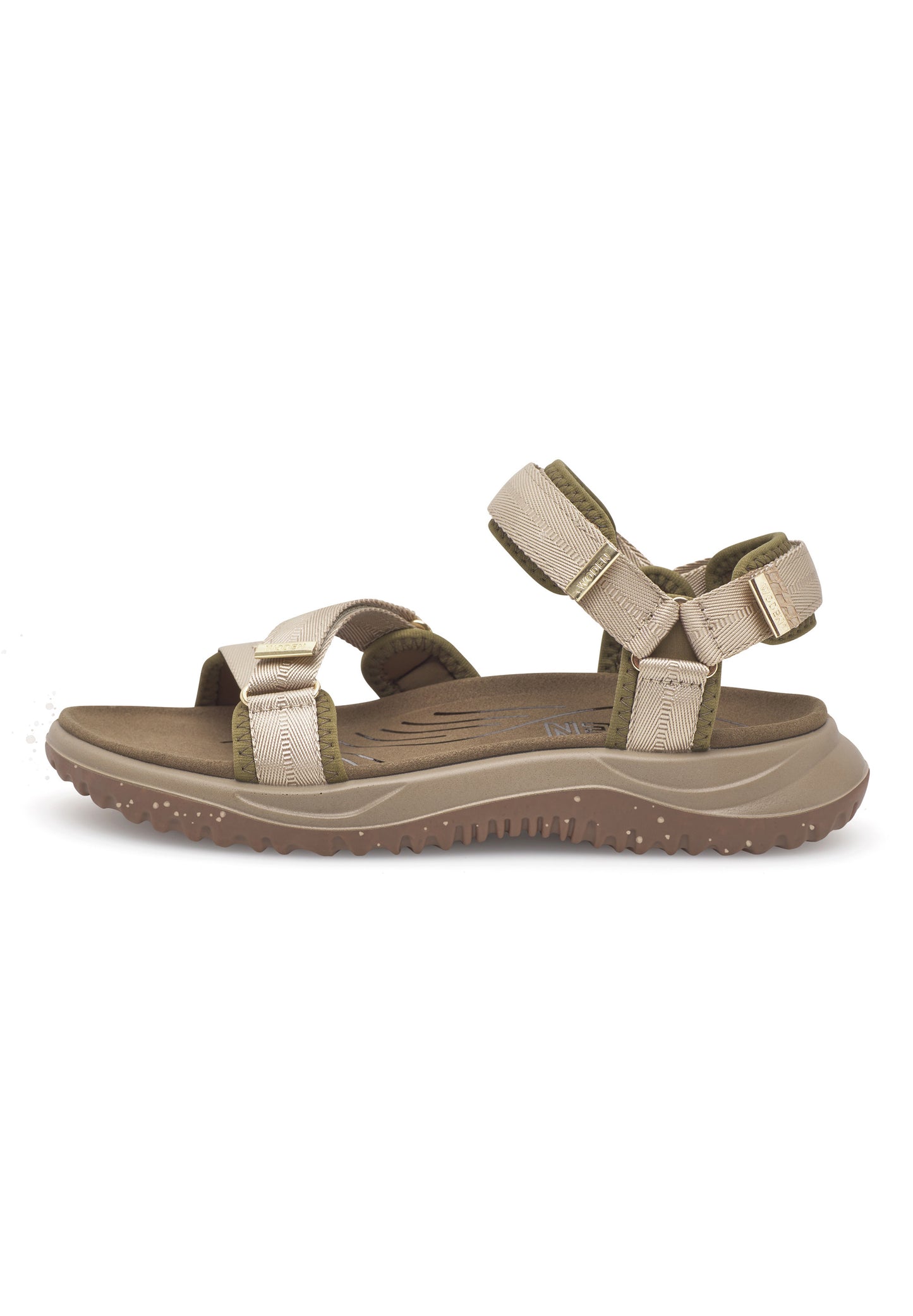 Solvej Sandal, Stone, Woden