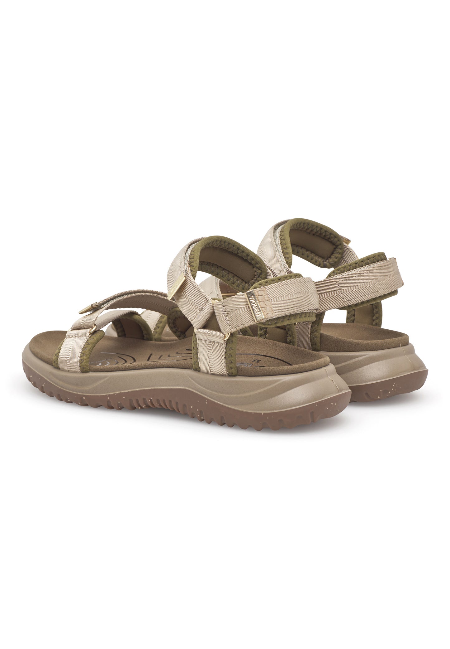 Solvej Sandal, Stone, Woden