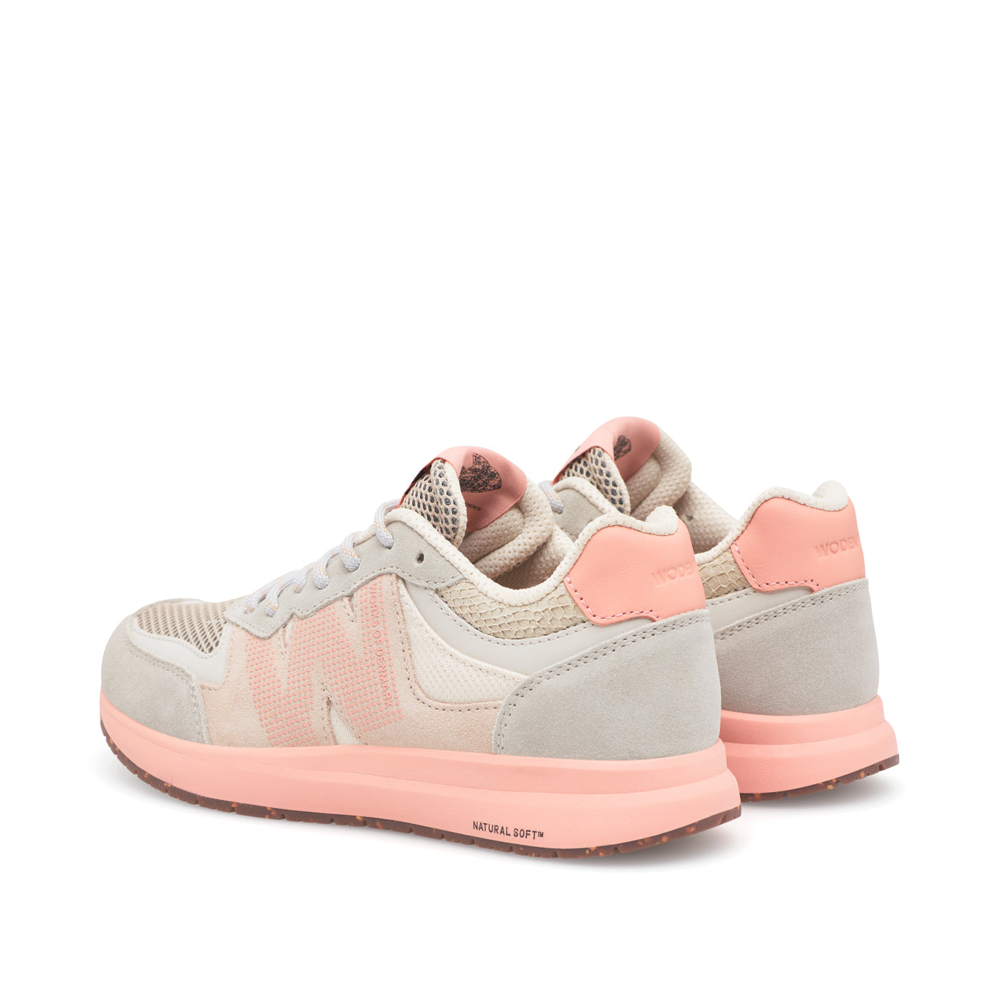 Rigmor Open Mesh Sneakers, Blush, Woden
