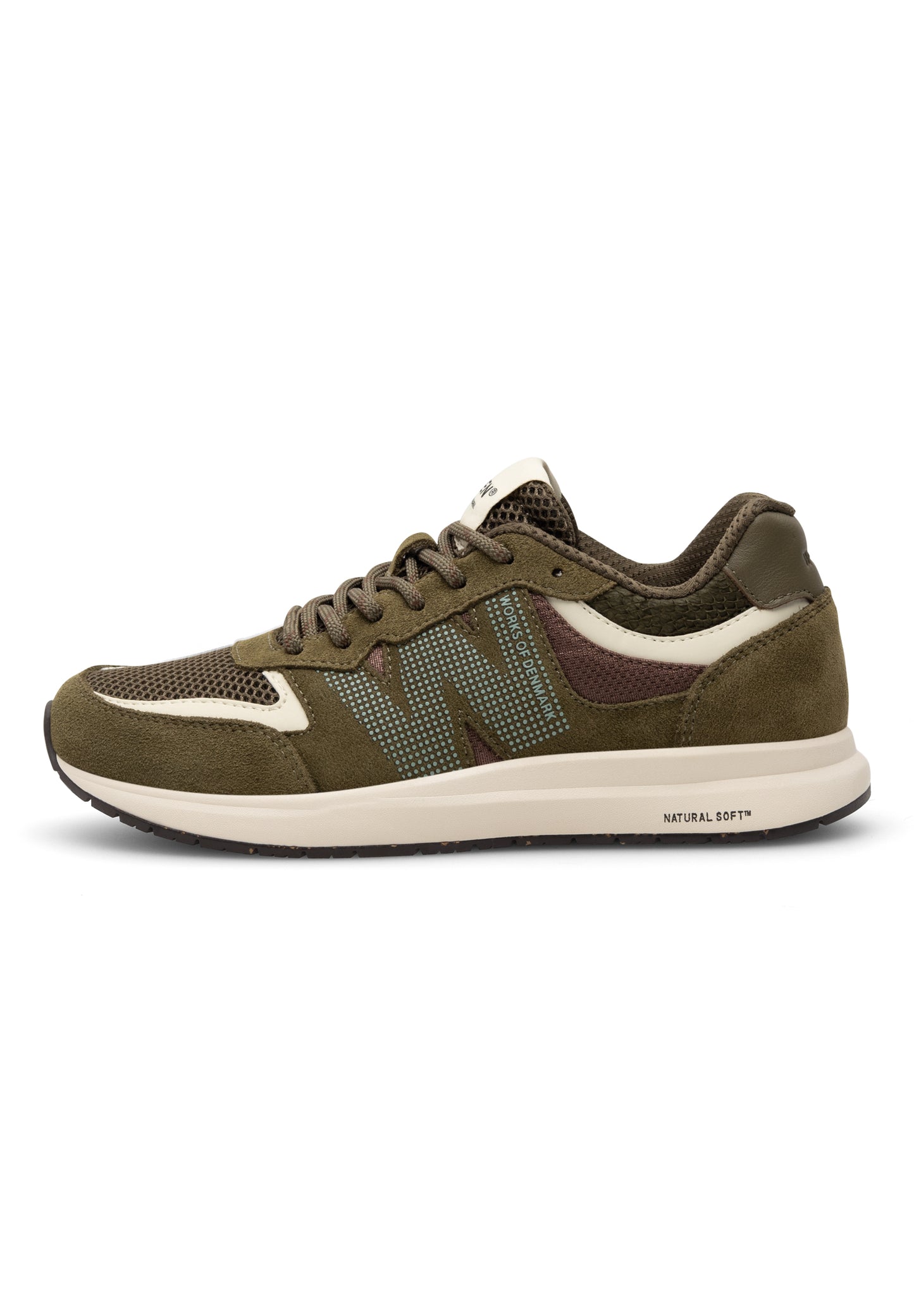 Rigmor Open Mesh Sneakers, Dark Olive Multi, Woden