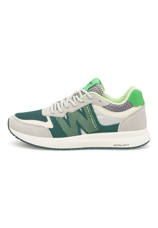 Rigmor Open Mesh Sneakers, Apple Green Multi, Woden
