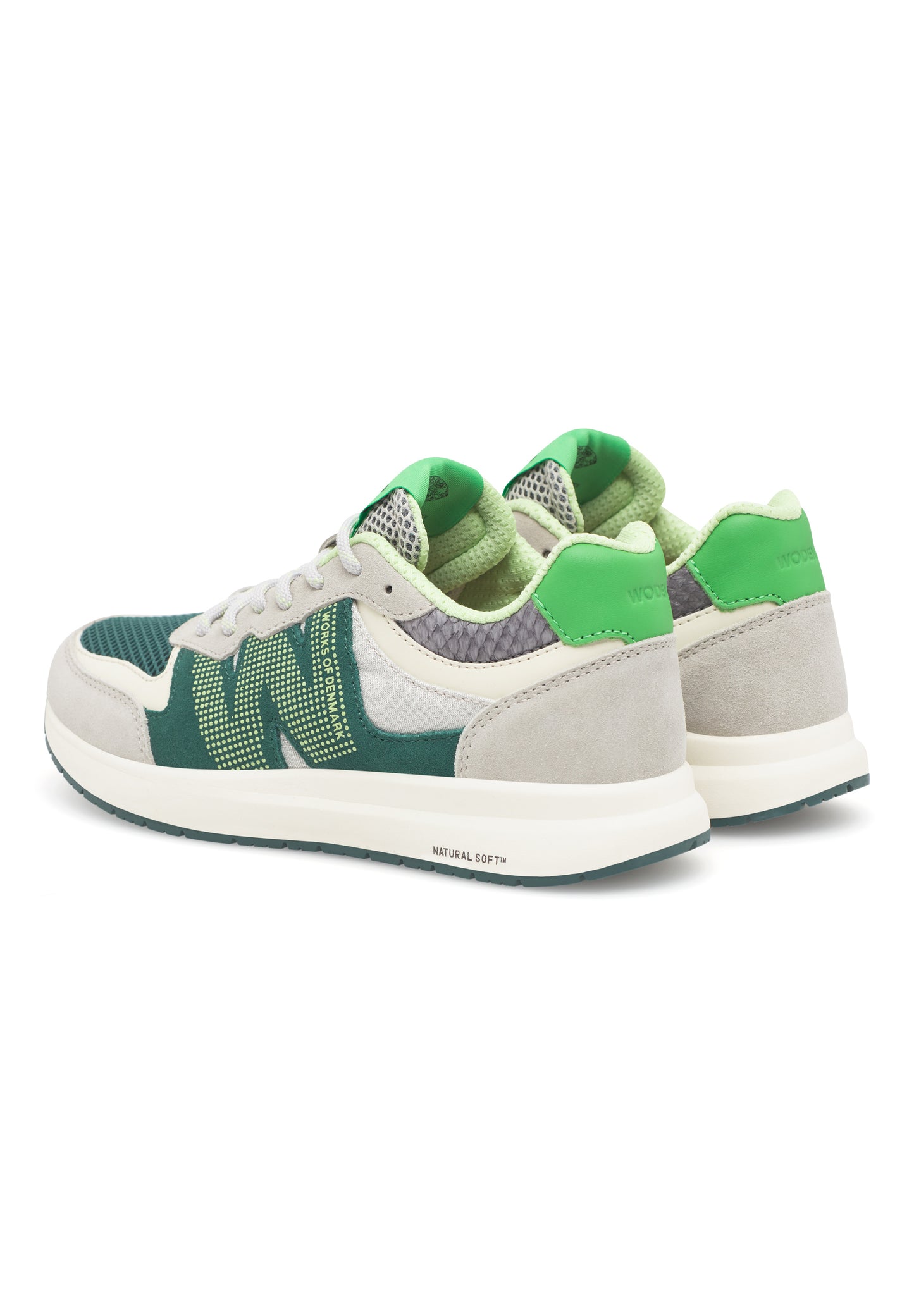 Rigmor Open Mesh Sneakers, Apple Green Multi, Woden
