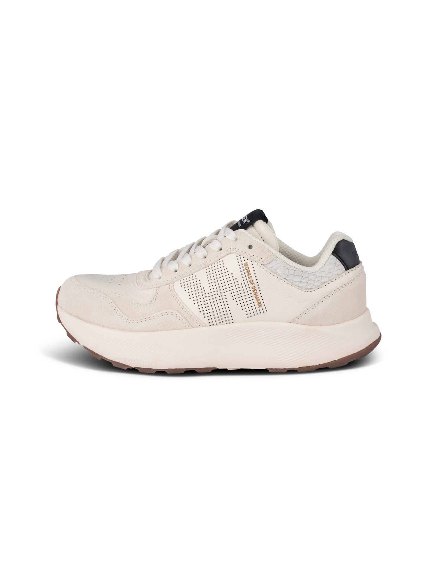 Mathilde Runner Leather, Blanc de Blanc, Woden