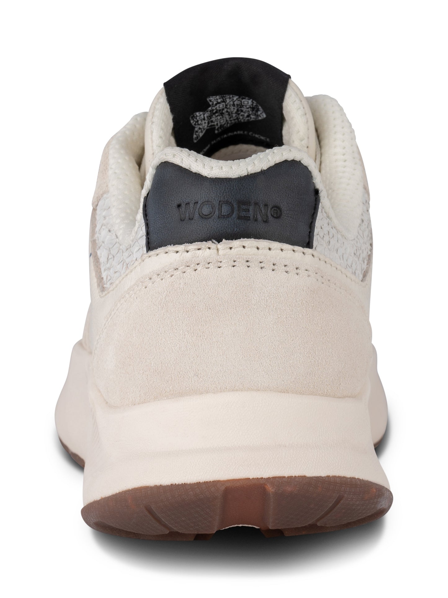 Mathilde Runner Leather, Blanc de Blanc, Woden