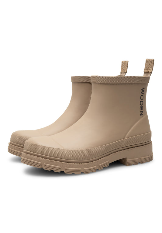 Alison Warm Waterproof Støvle, Silver Mink, Woden