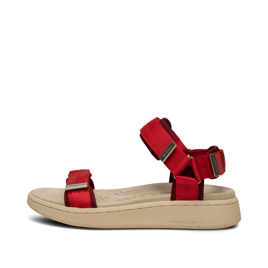 Line Sandal (fire red)