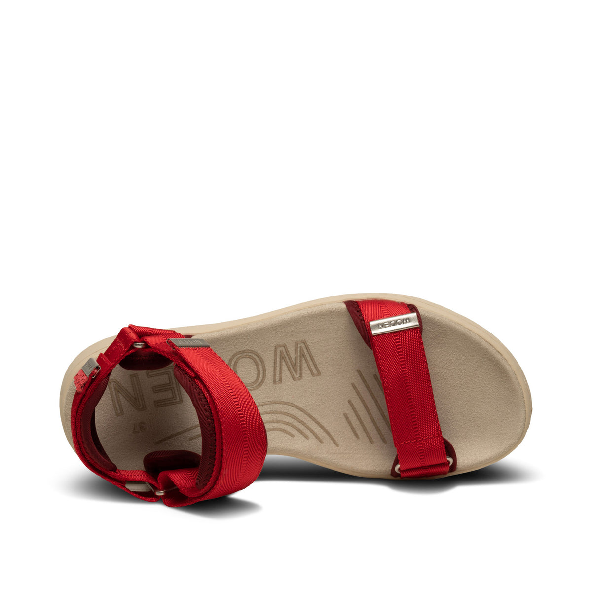 Walkden Reds Woden - Line - Fire Red - Woden sandal - Shop den her – Butik 14