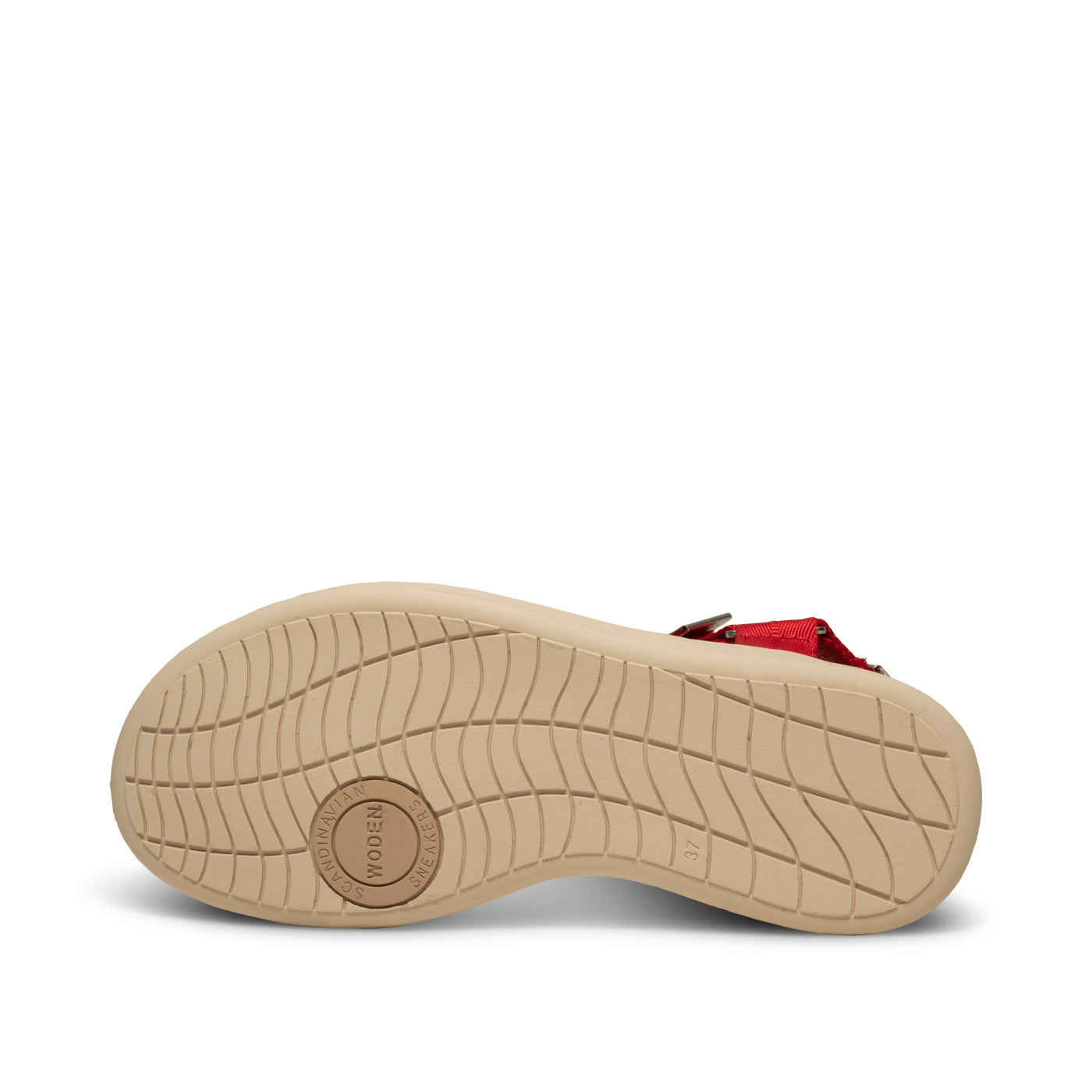 Line Sandal (fire red)