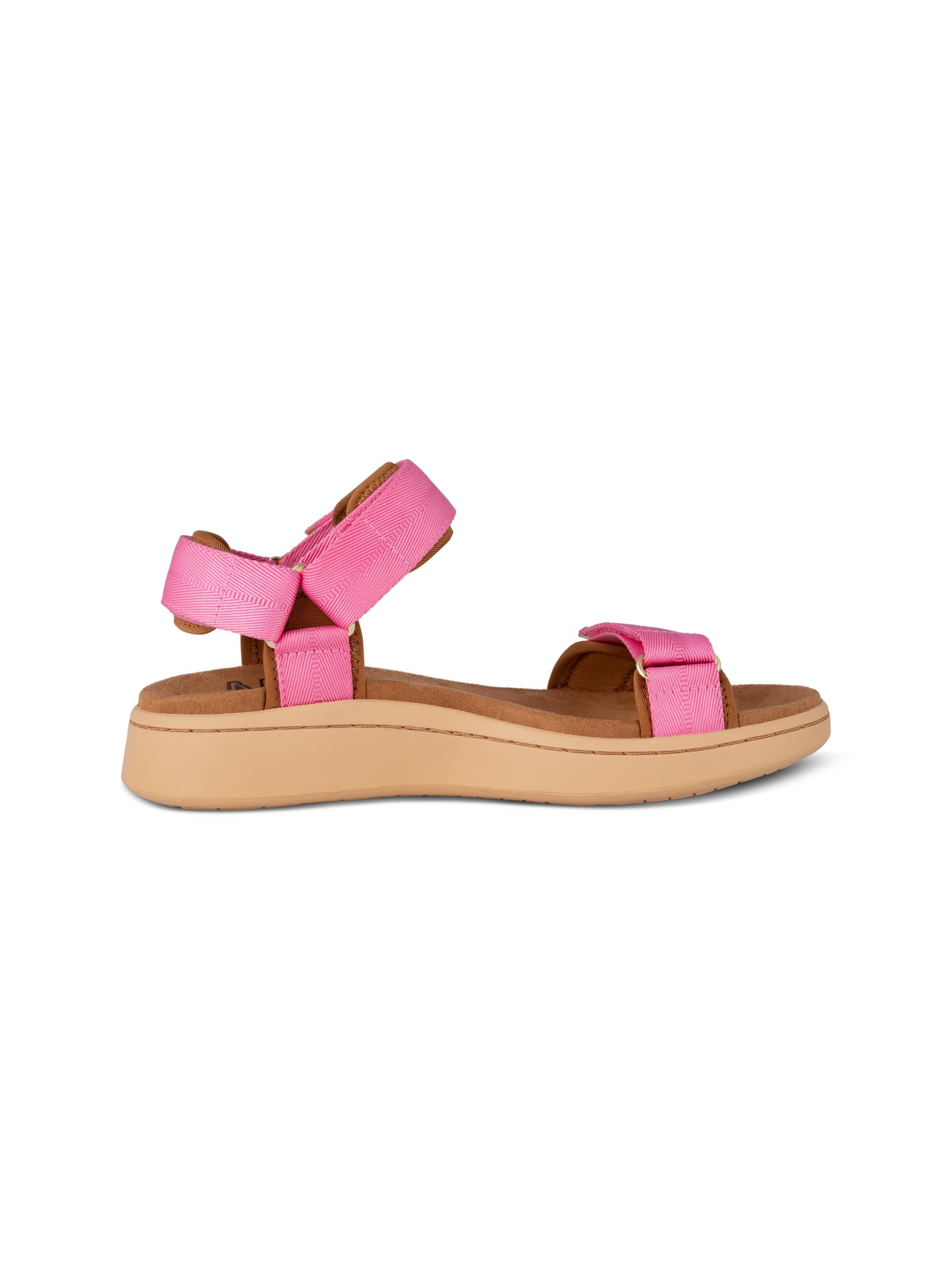 Line Sandal, Aurora Pink, Woden