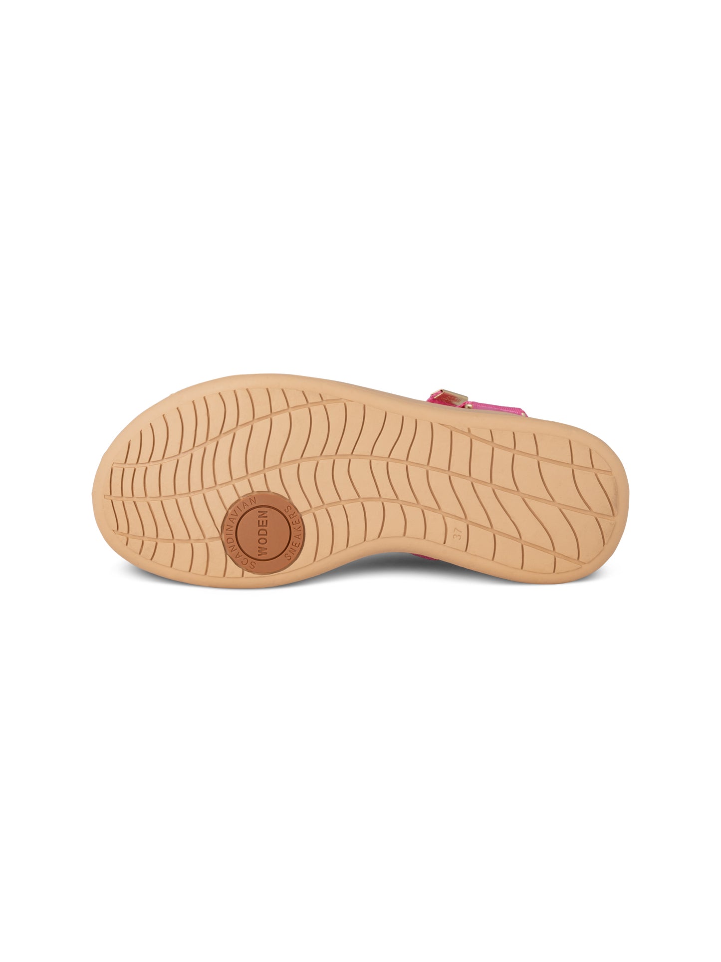 Line Sandal, Aurora Pink, Woden