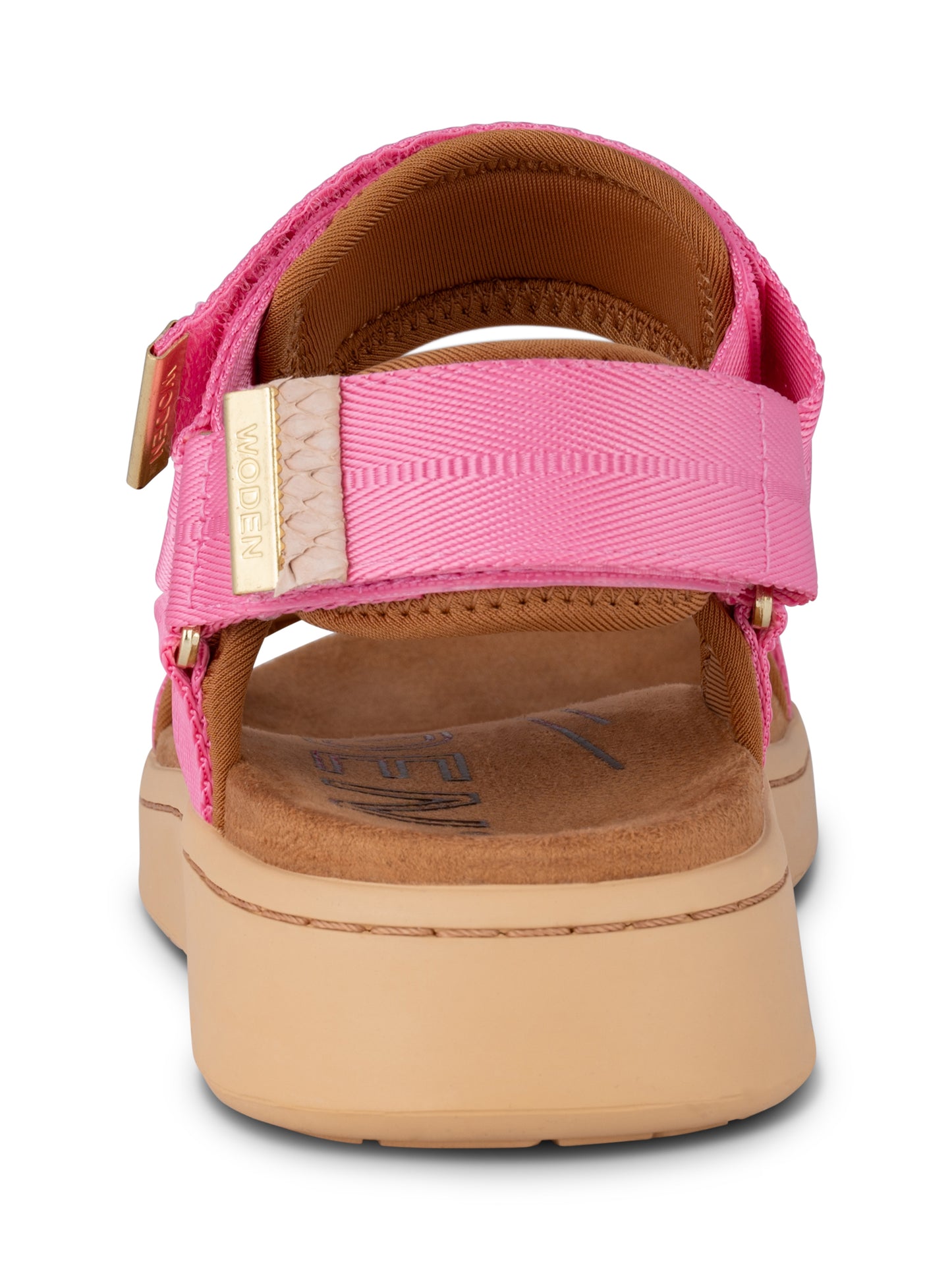 Line Sandal, Aurora Pink, Woden