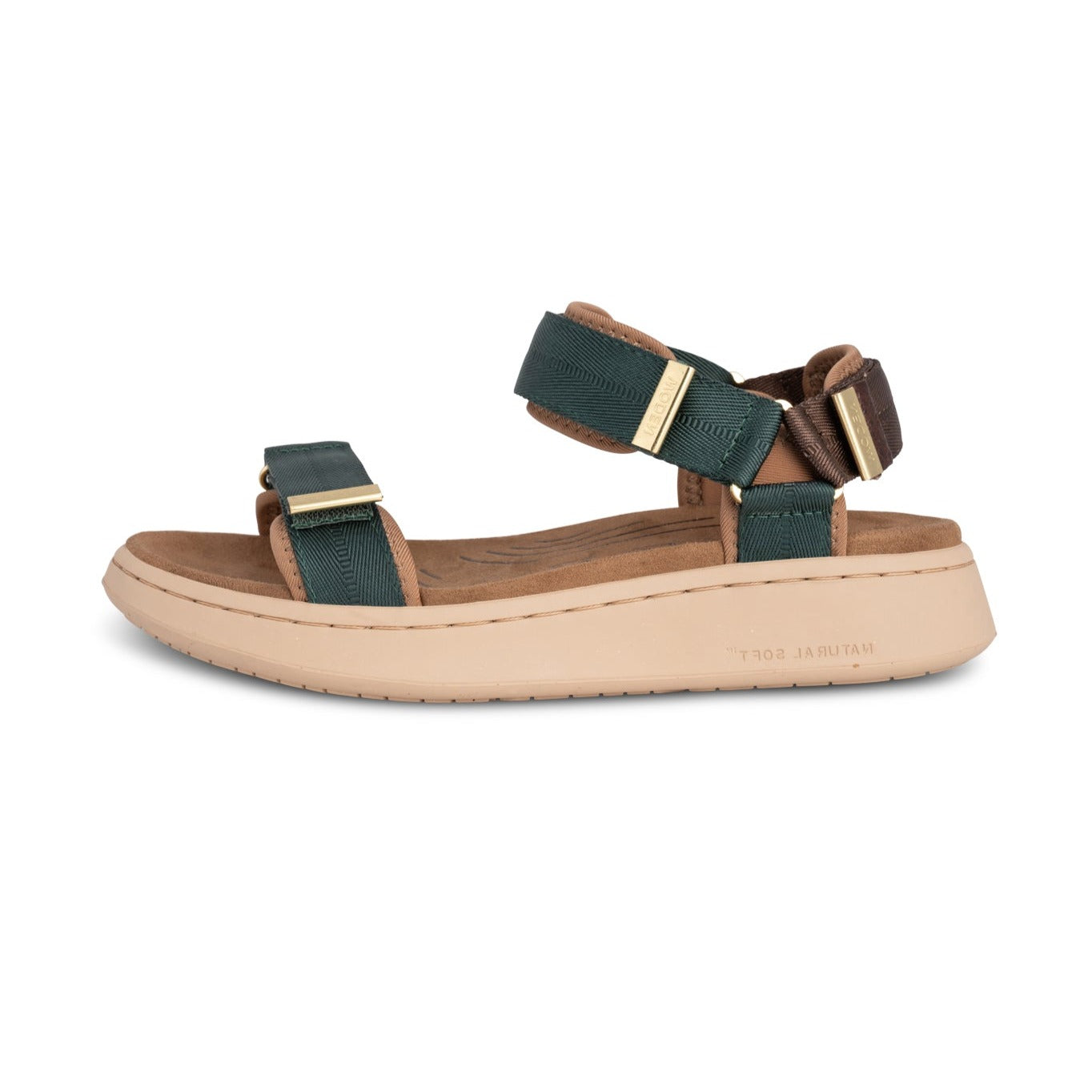 Line Sandal (deep forest/chocolate)