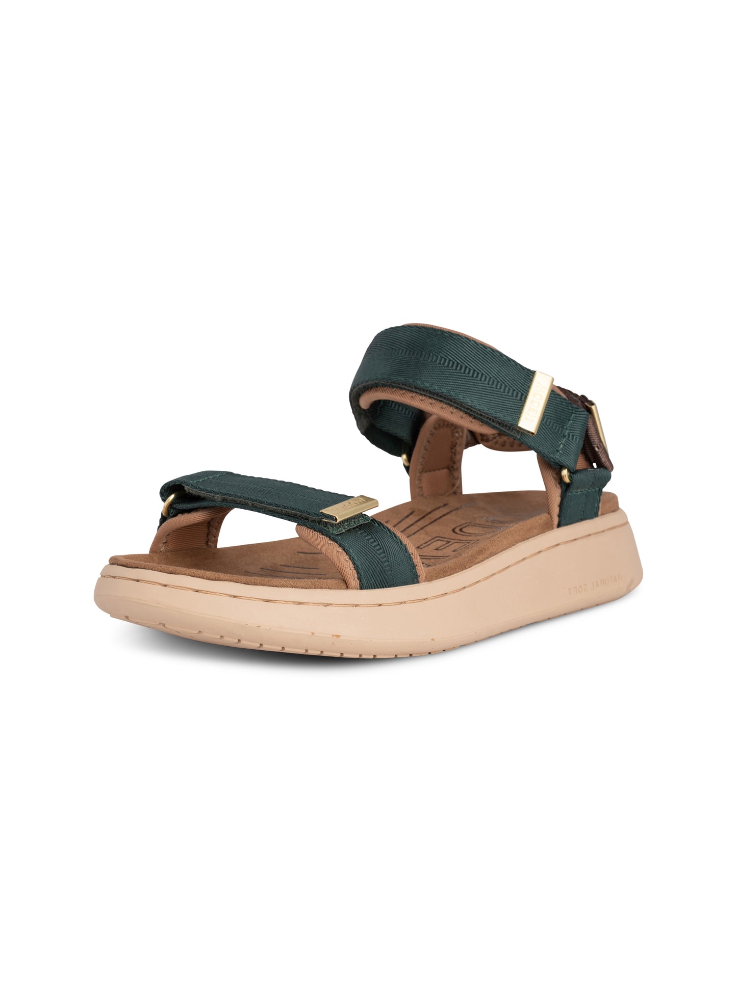 Line Sandal (deep forest/chocolate)