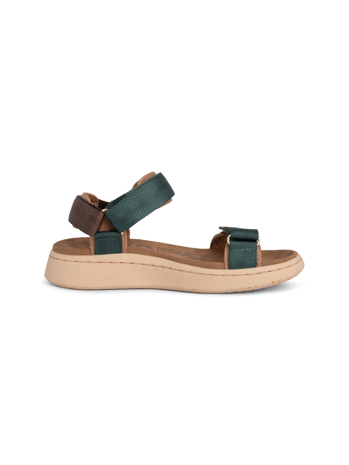 Line Sandal (deep forest/chocolate)