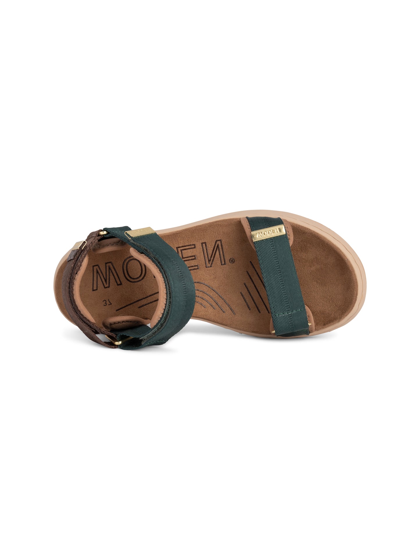 Line Sandal (deep forest/chocolate)