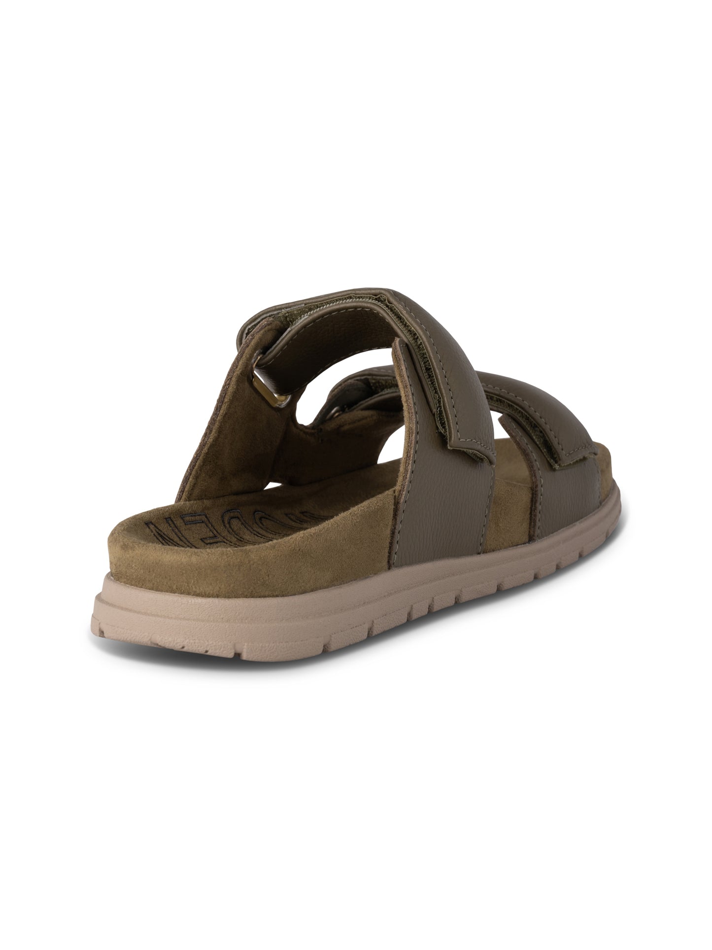 Lisa Leather Slippers (dark olive)