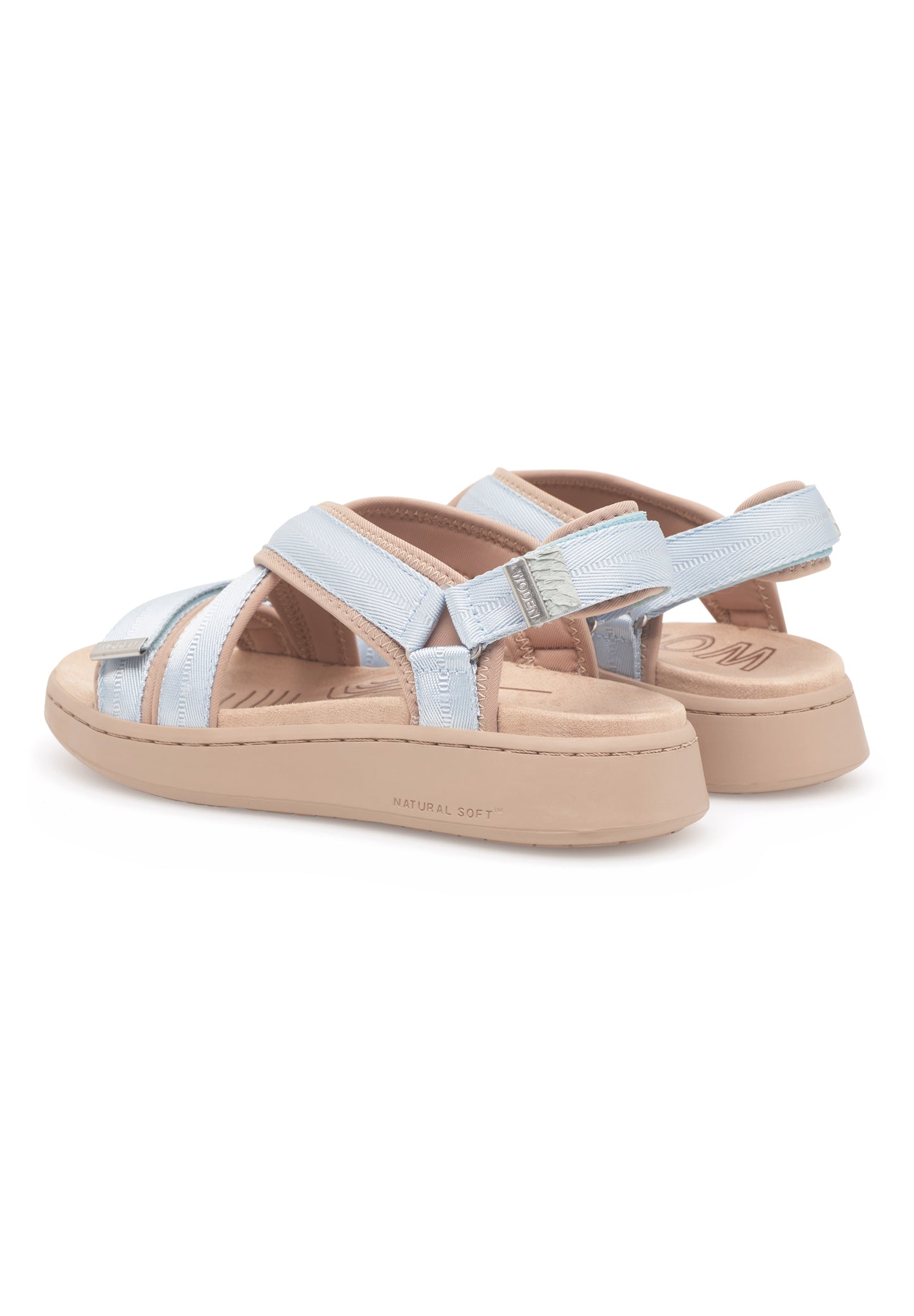 Line Cross Sandal, Moonstone, Woden