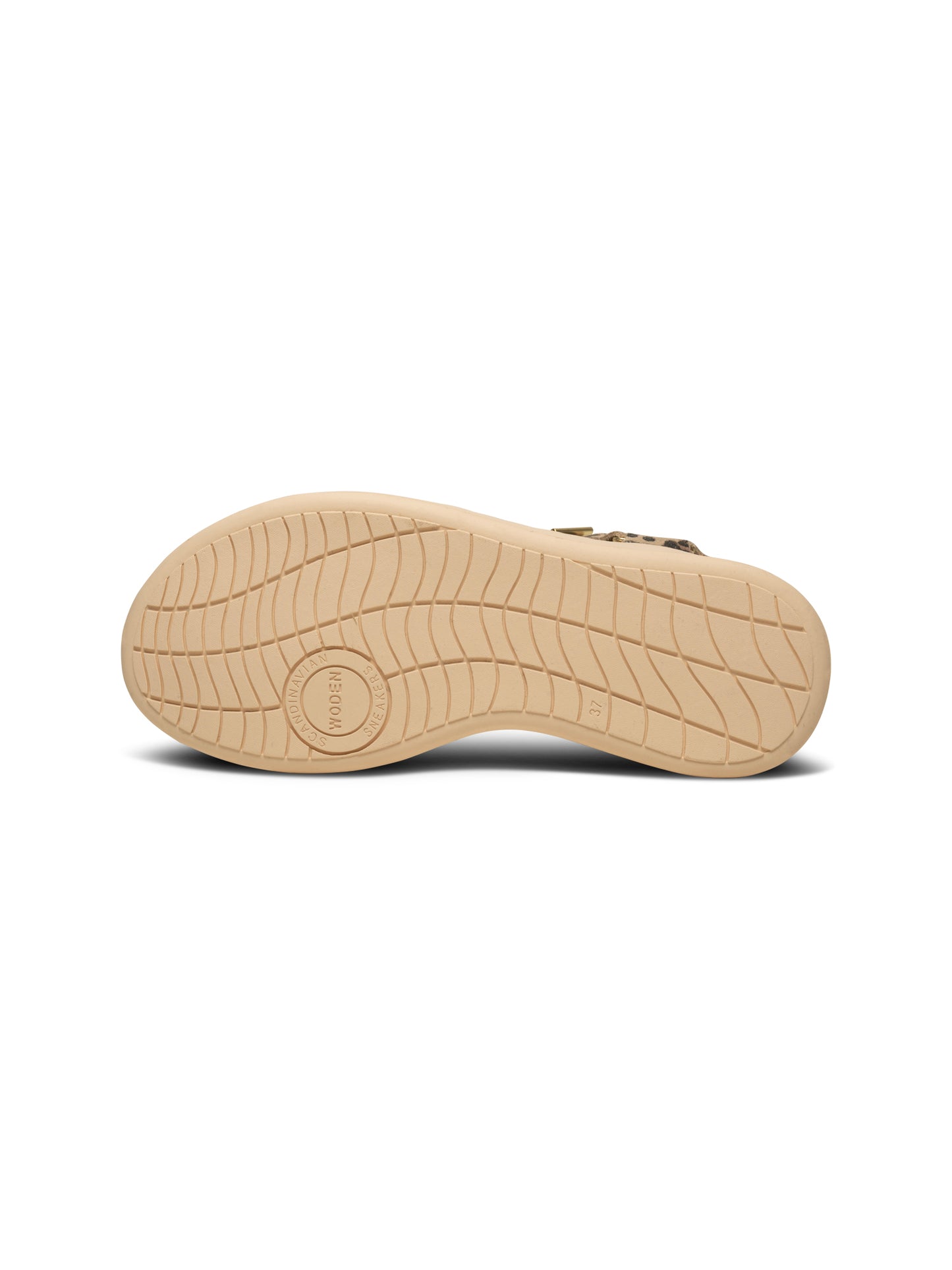 Line Sandal Suede Leopard