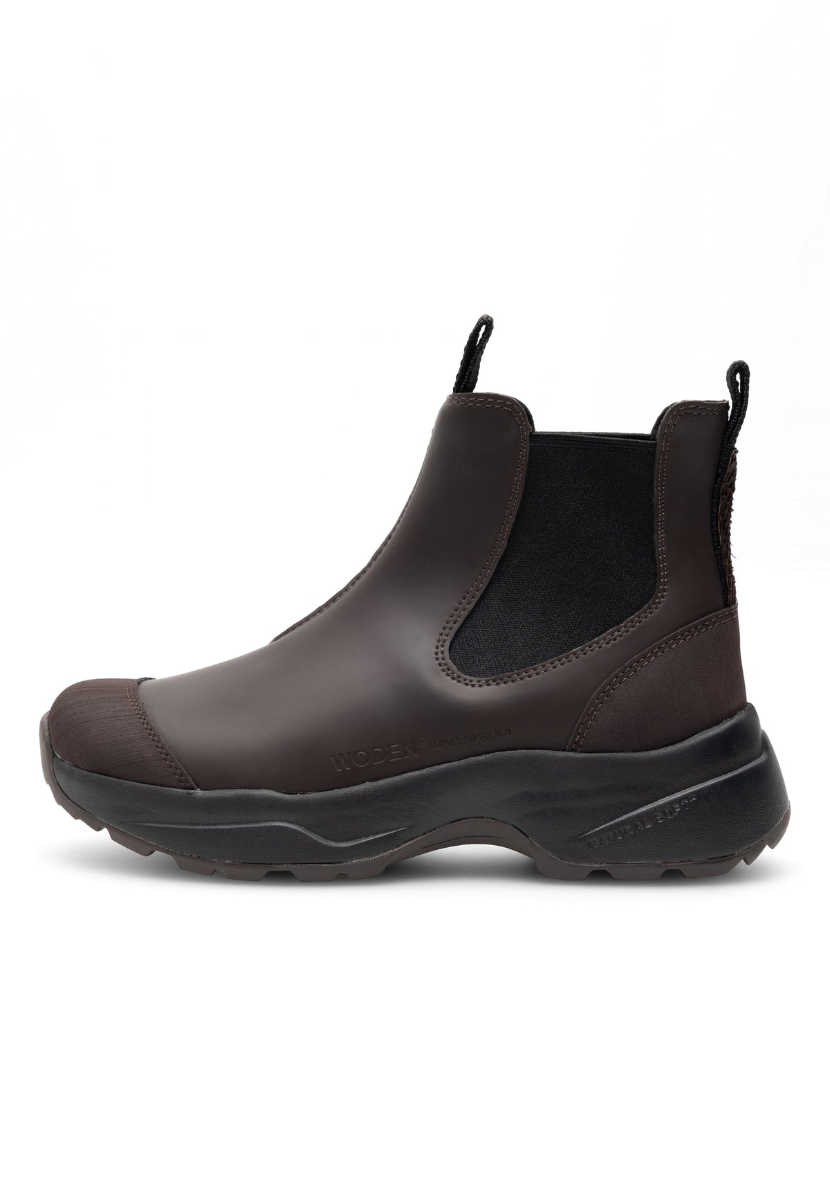 Siri Waterproof Gummistøvle, Chocolate, Woden