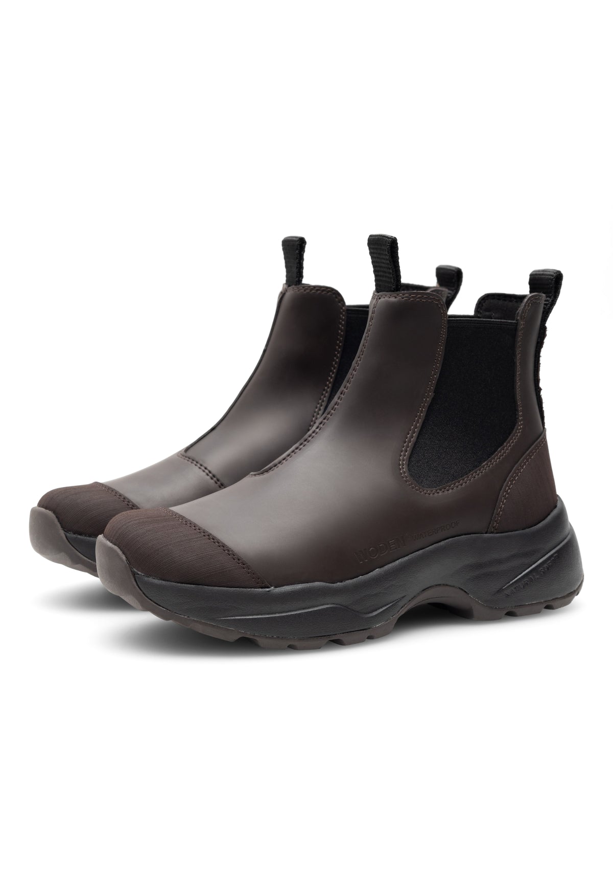 Siri Waterproof Gummistøvle, Chocolate, Woden
