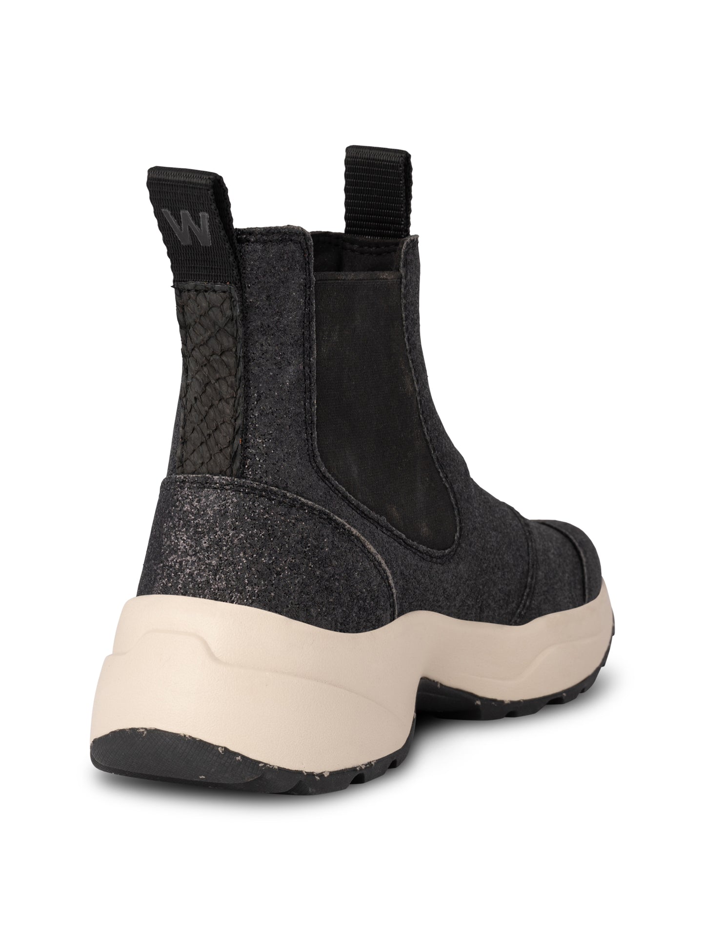 Silje Glitter Støvle (black)