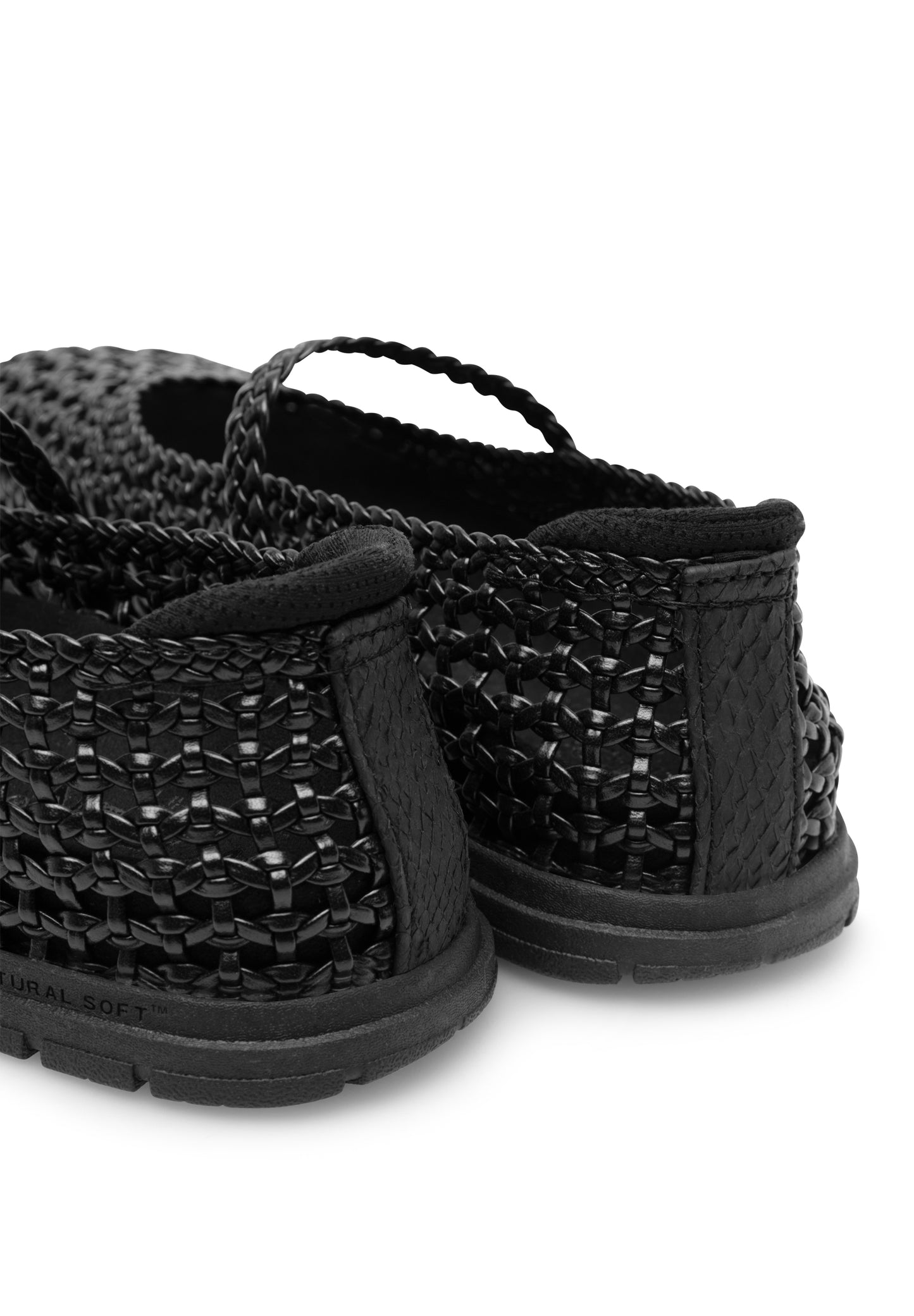 Lana Flet Ballerina, Black, Woden