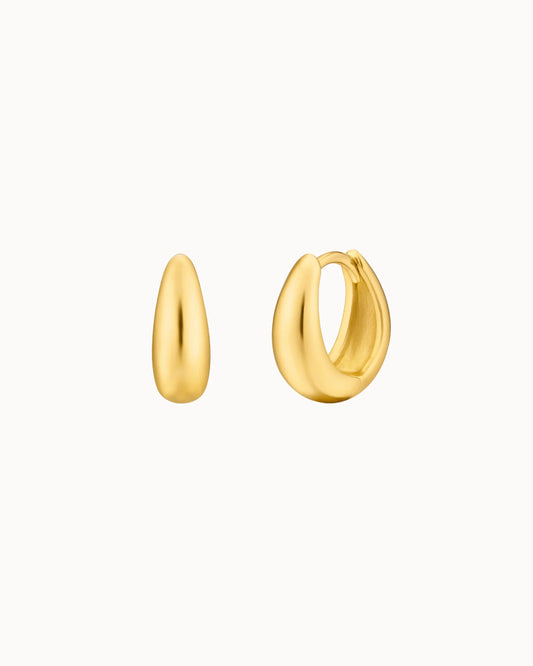 Ease Earrings S, Vandfast, Gold Plated, Nava