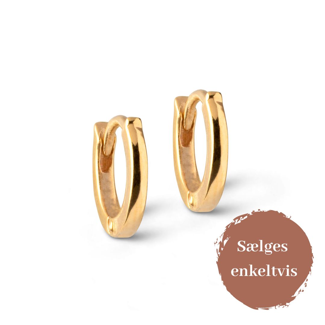 Hoops 'Classic' gold plated