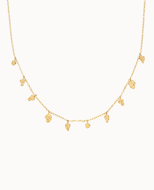 Fragment Necklace, Vandfast, Gold Plated, Nava