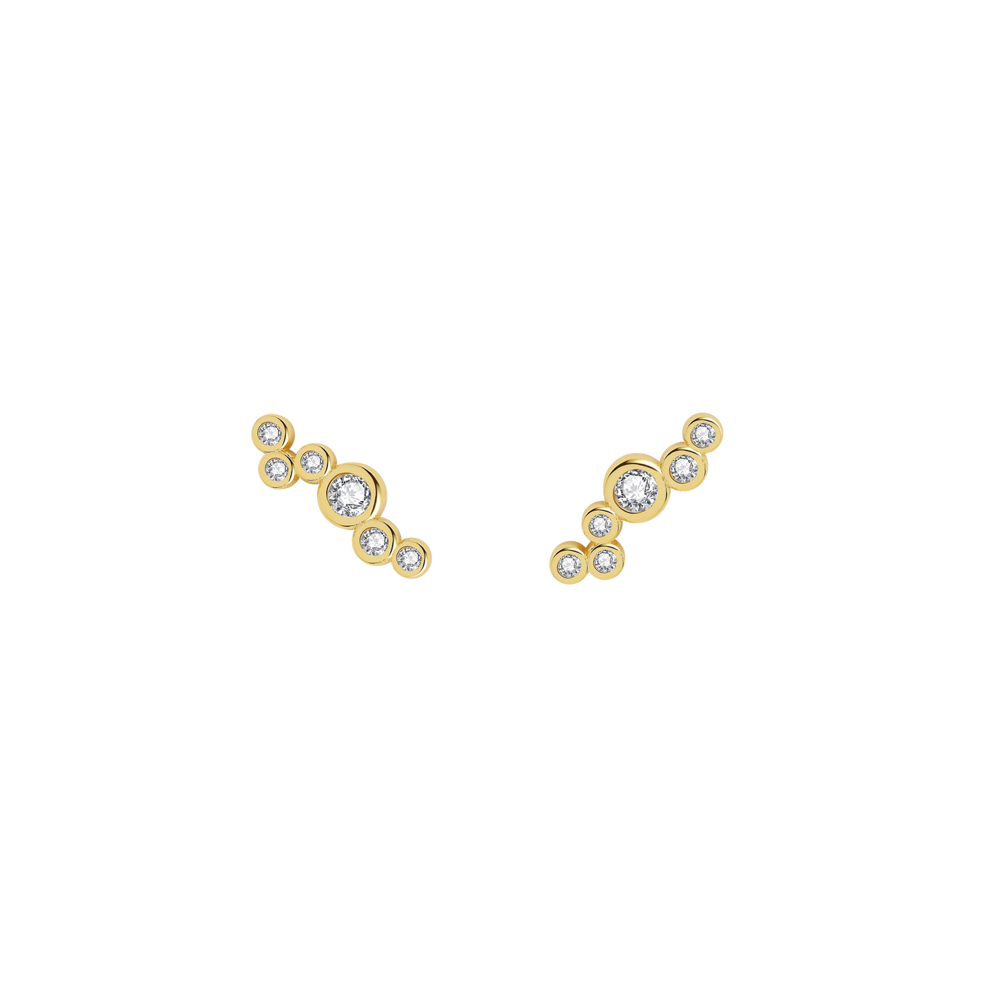 Halley Petite Studs / Gold Plated