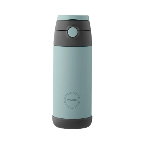 Kids Straw Bottle mint green